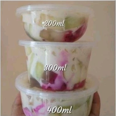 

salad buah - fruity salad - keju susu