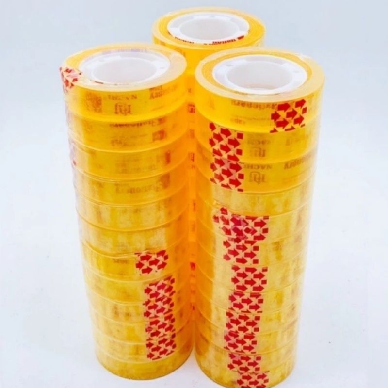 12 Pcs Isolasi Bening/Isolasi kado NACHI, SUPRAME 25 Y Tebal