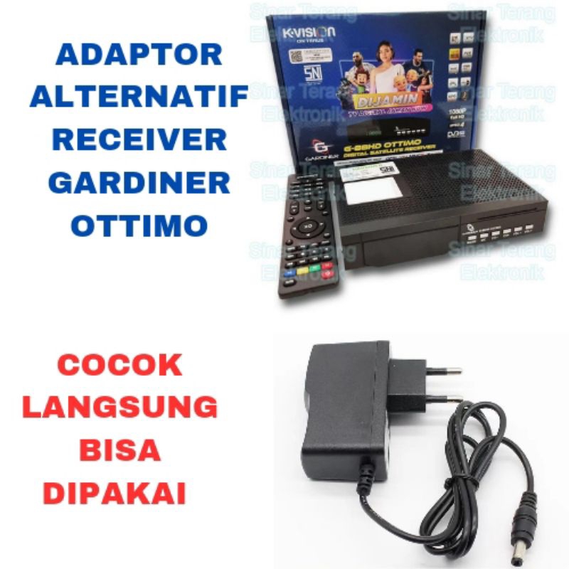 POWER ADAPTOR/CAS/CHARGER ALTERNATIF RECEIVER K-VISION GARDINER OTTIMO