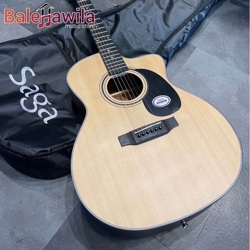 Gitar Akustik Gitar SAGA SF 600 Series SF600GC Nat, SF600CBK, SF600GCBK, SF600GCE, SF600C, SF600CBKE