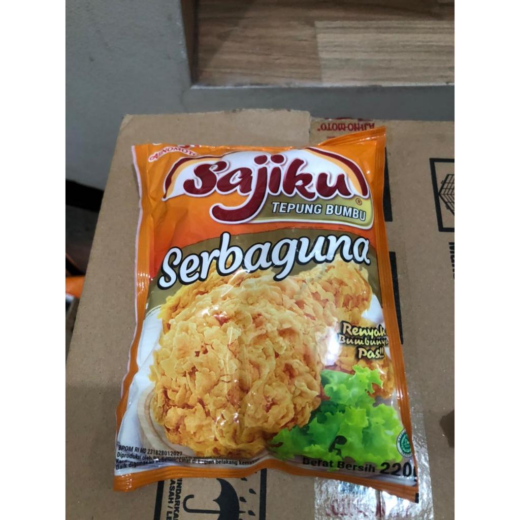 

SAJIKU TEPUNG BUMBU SERBAGUNA - GOLDEN CRIPSY - 220GR - UMAMI SEASONING, MICIN, VETSIN