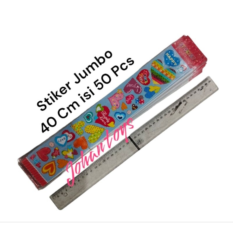 

Stiker Jumbo panjang isi 50 Pcs
