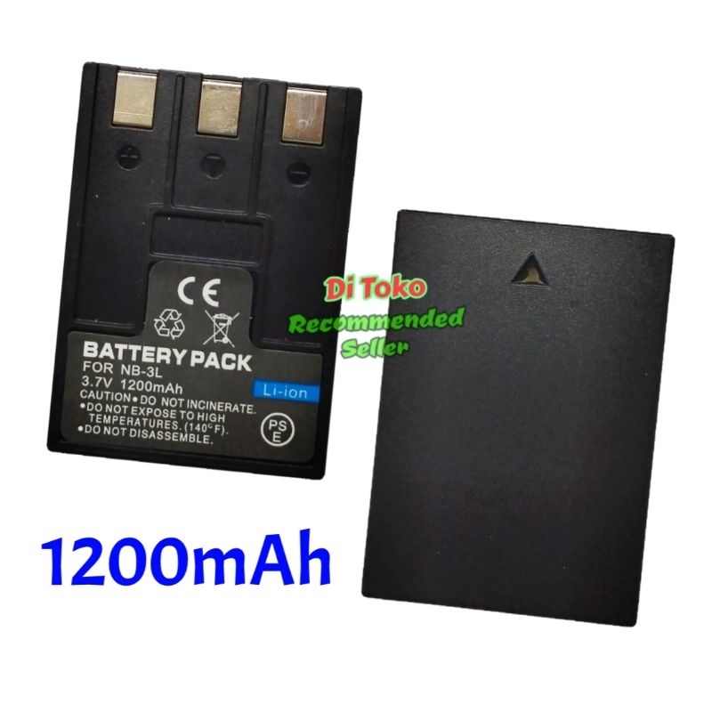 Ready - Battery For Kamera Canon Digital IXUS I IXUS II  IXUS i5 IXUS Iis IXUS Batre NB-3L 700 IXUS 