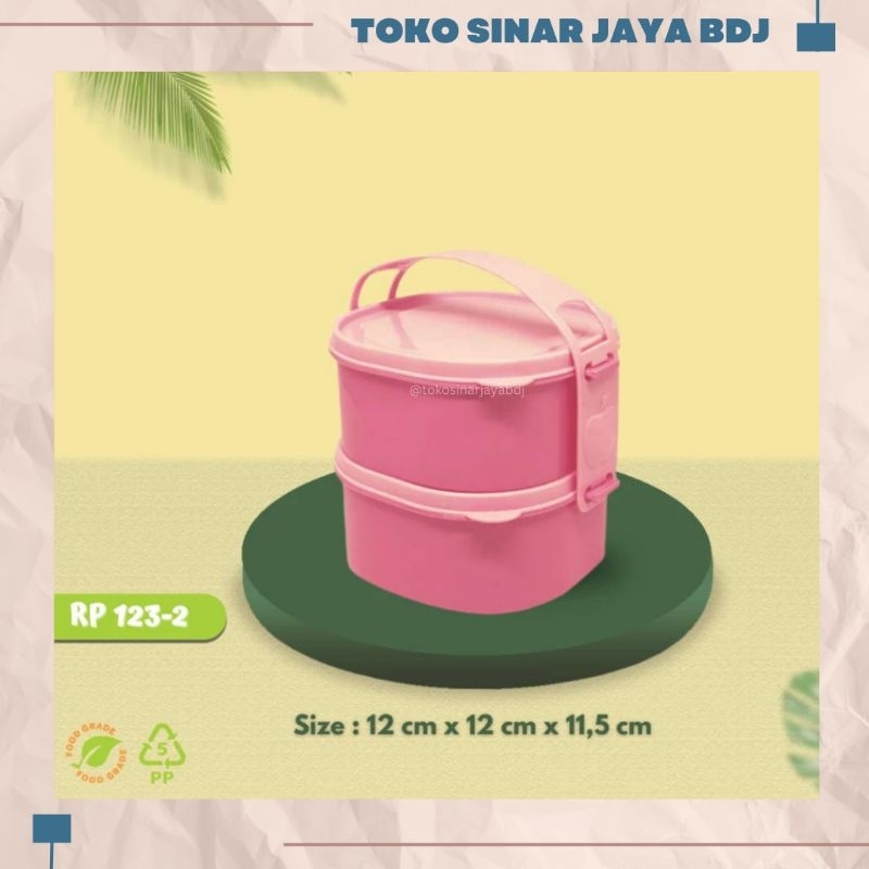 [SJ] RANTANG PIKNIK GOLDEN LEMON 2 SUSUN & 3 SUSUN