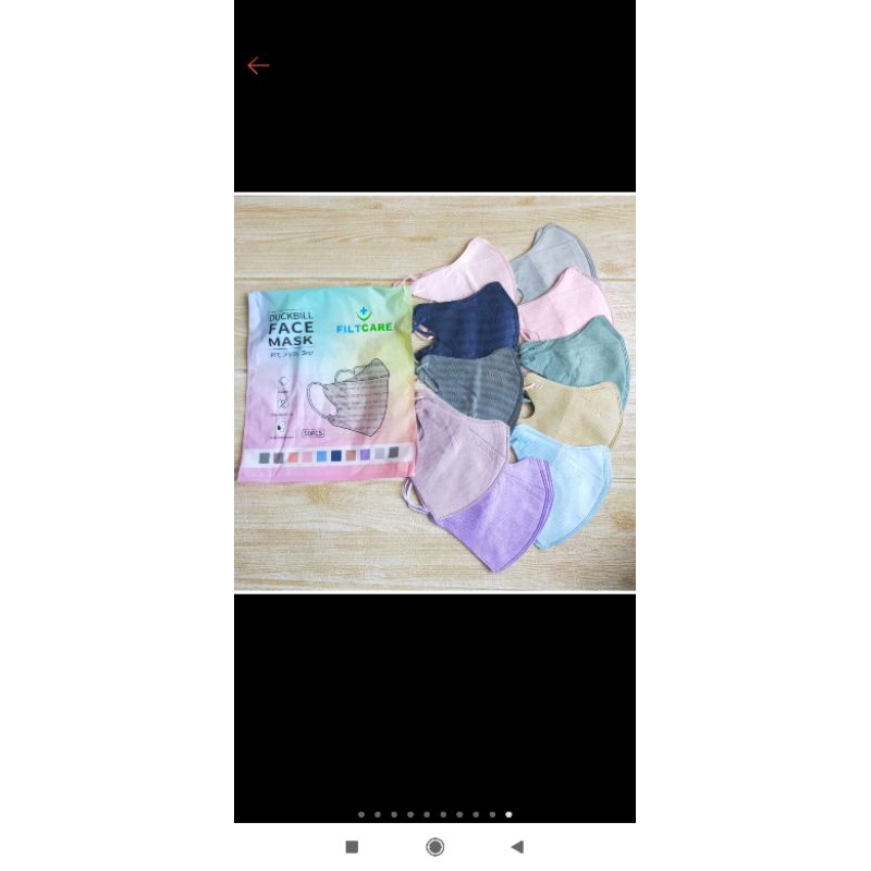 duckbill mix warna filtcare