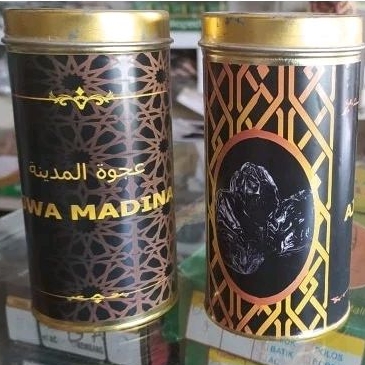 

[ READY PALEMBANG] Kurma Ajwa Madina Kemasan Kaleng