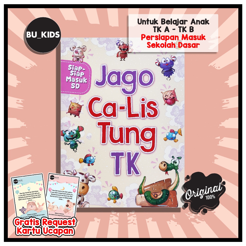 Buku Calistung Persiapan Masuk SD Jago Calistung Anak Tk Paud