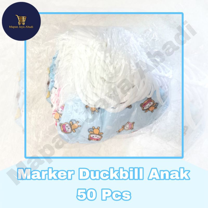 Masker Duckbill Anak - 50 Pcs