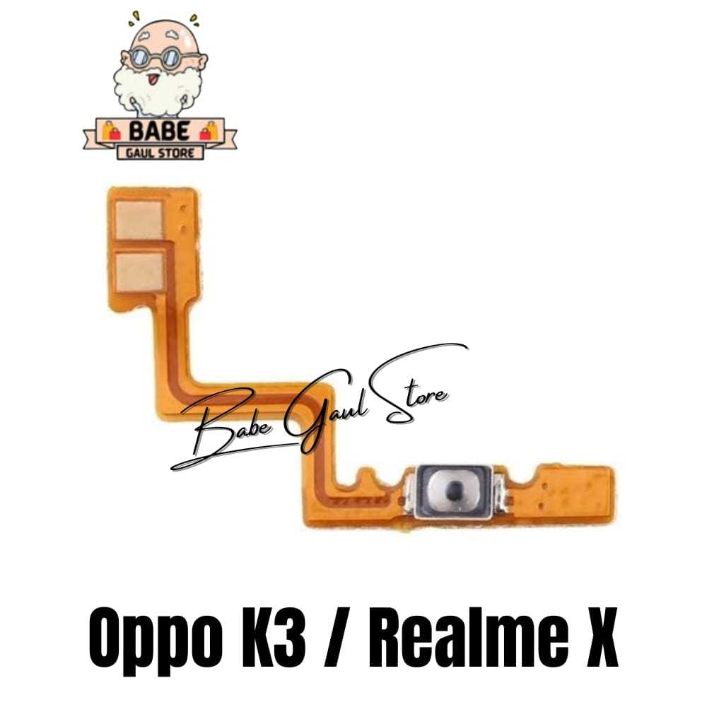 FLEXIBLE ON OFF OPO K3/REALME X FLEX TOMBOL POWER