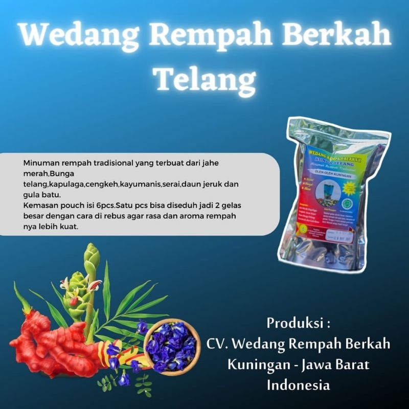 

Wedang Rempah Telang