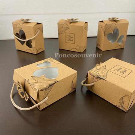 50 Pcs + Tali Box Kemasan Mangkok Kemasan Mangkok Ayam Mini Rustic