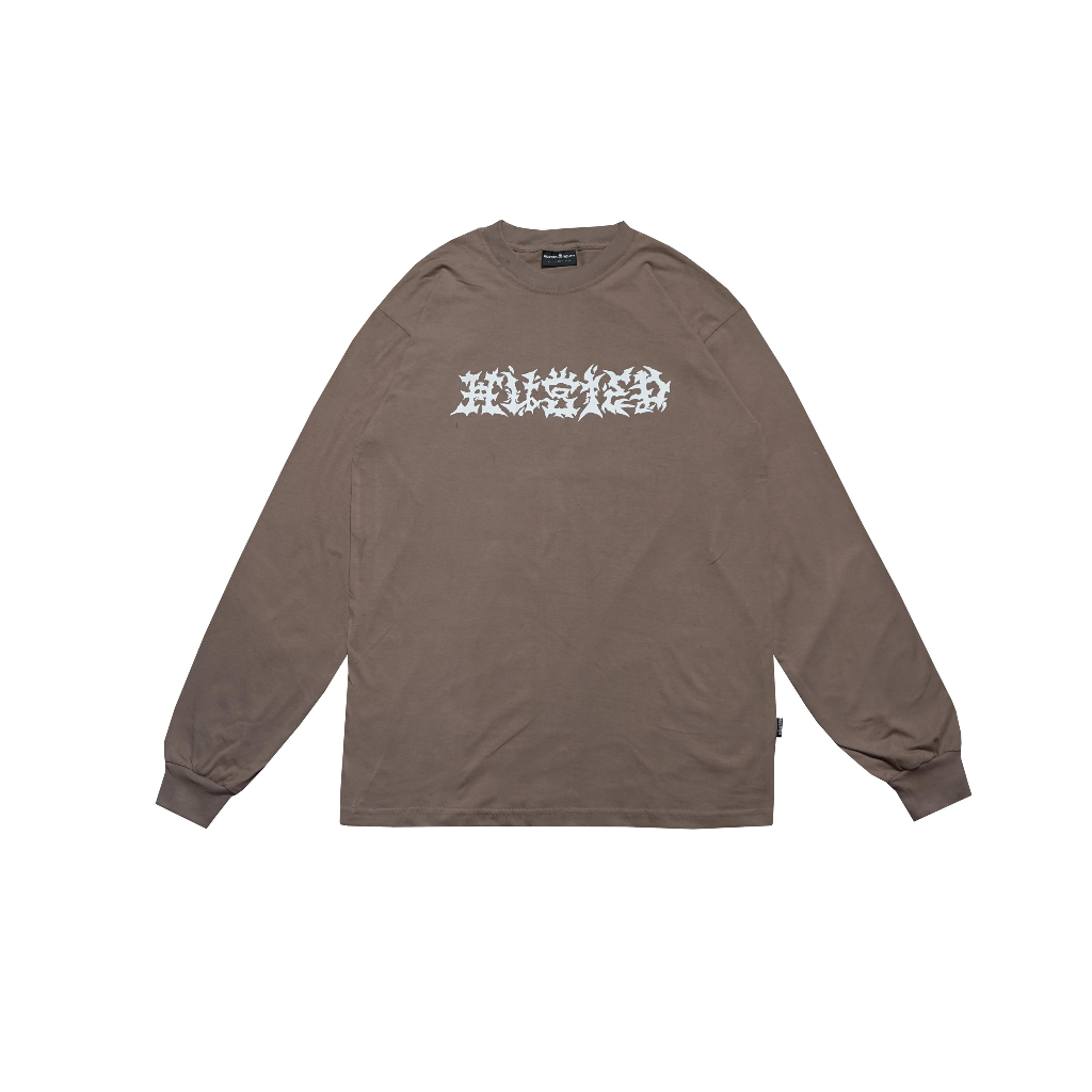 HUSTED KAOS LENGAN PANJANG STAL BROWN LS