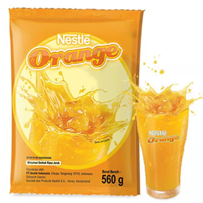 

Nestle orange pouch / minuman rasa jeruk 560 gr