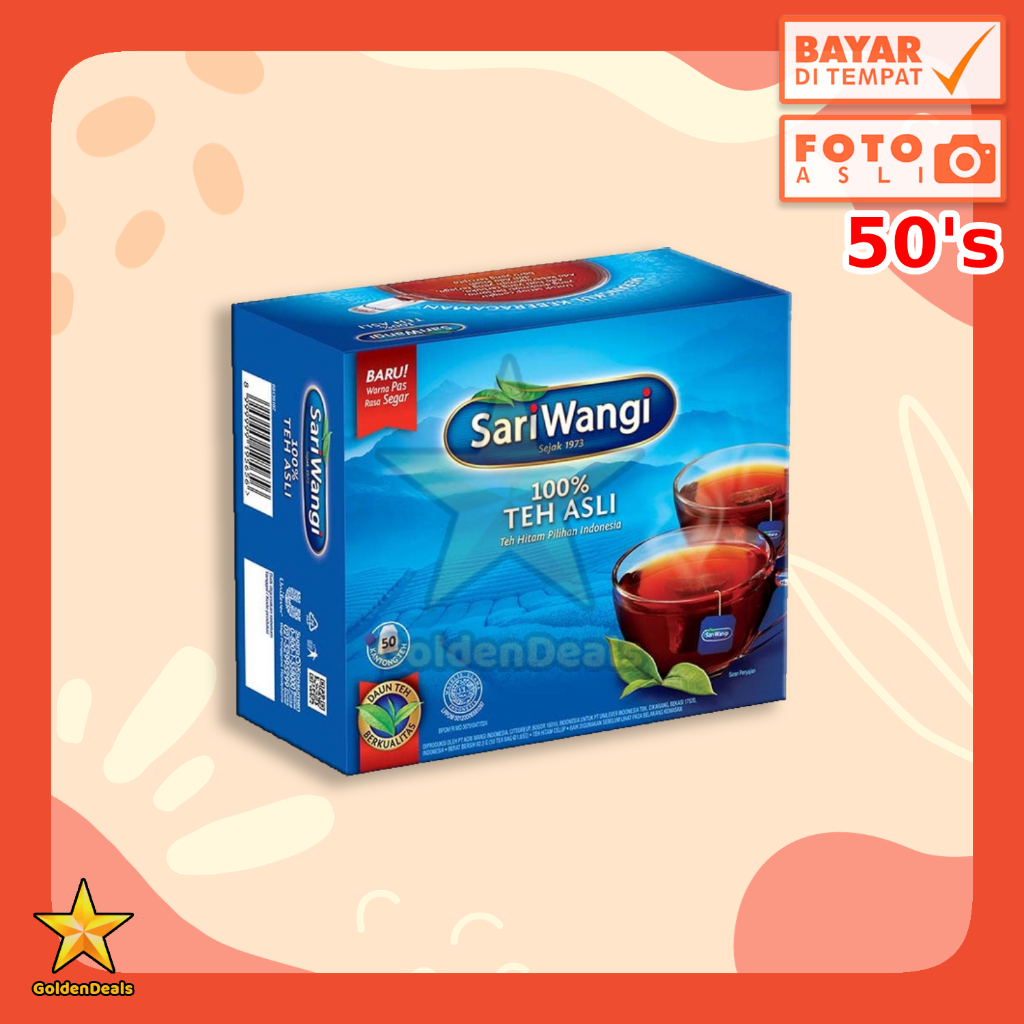 

PROMO GD2 TANGGAL 13 - 19 MARET [50 Sheets] Sariwangi 100% Teh Hitam Asli Teh Celup Membantu Kesehatan Jantung