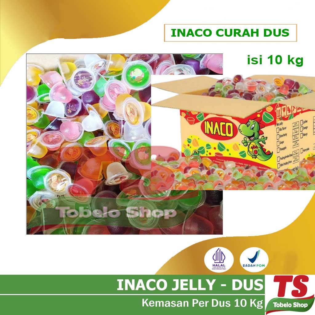 

INACO JELLY MIX FRUIT 1 KARTON (10KG) / JELLY INACO