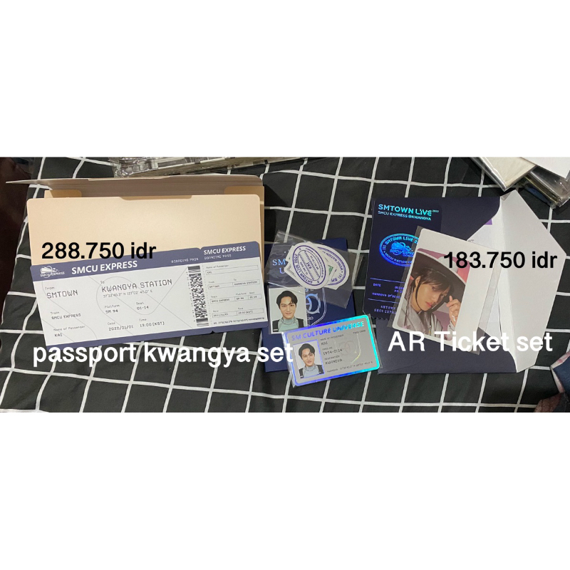 ar ticket set smcu express kwangya kai exo (right) (ar pc, standee, and all inclusions)