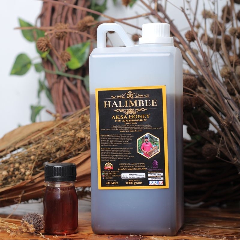 (PROMO) MADU HUTAN AKASIA MAGIUM Raw Honey 1000gram - HALIMBEE