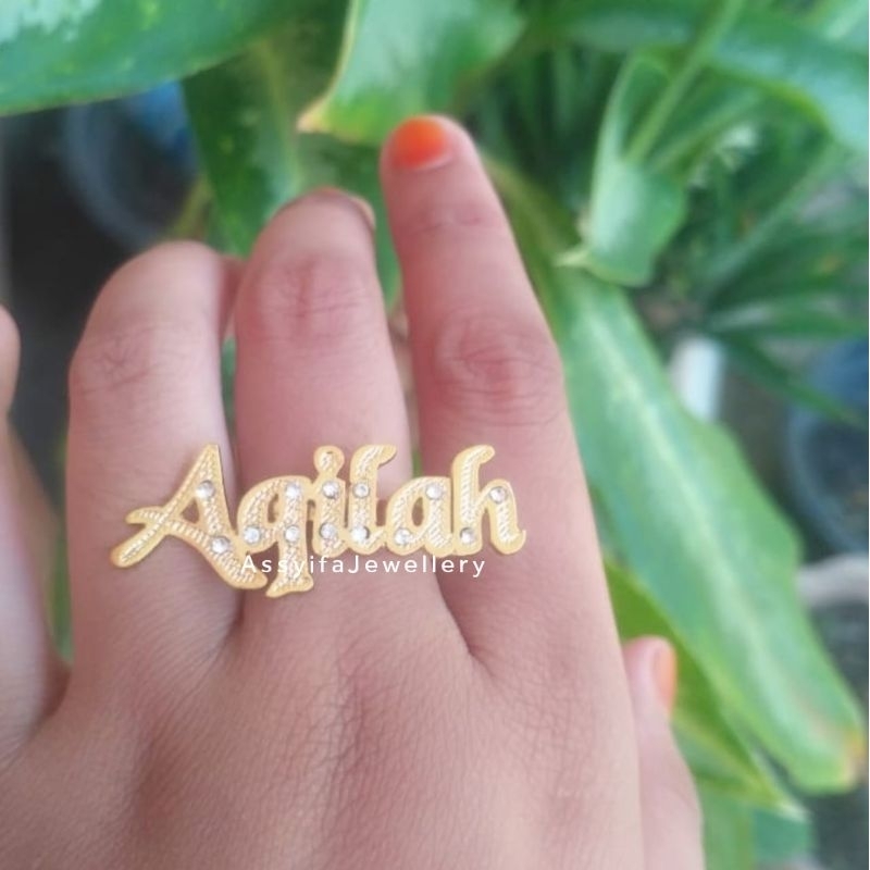 Cincin Costum Nama Sendiri