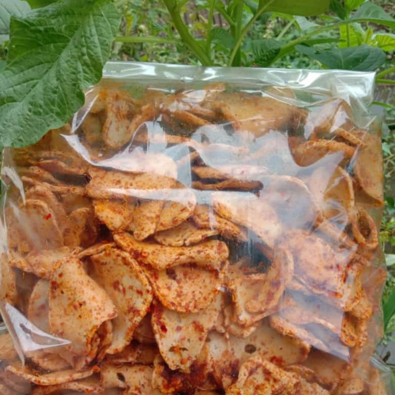 

Basreng Bulat Pedas Daun Jeruk Basreng Koin Balado Original 250gram