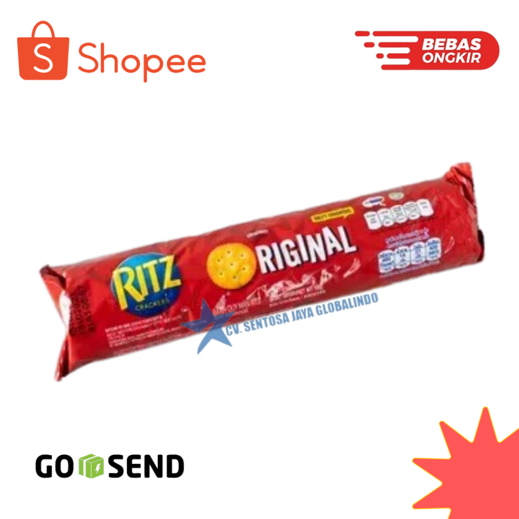 

(Beli 2 grtis 1 )Ritz Biskuit Original 100g. Biskuit Gurih dan Renyah favorit anak