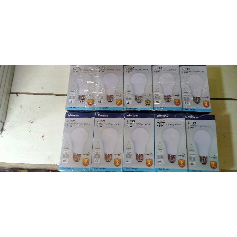 LAMPU BOHLAM KRISBOW 6 WATT 7 WATT 8 WATT 11 WATT 18 WATT