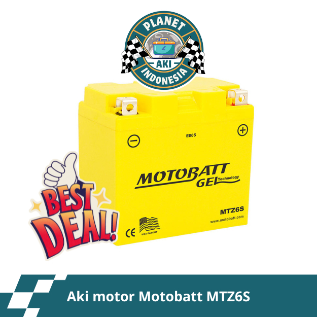 Aki Motor Honda CBR 150R motobatt Mtz6s aki kering aki gel
