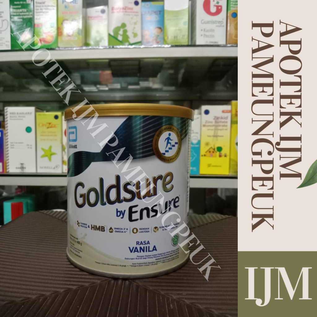 

GOLDSURE BY ENSURE VANILA 400GR SUSU NUTRISI DEWASA