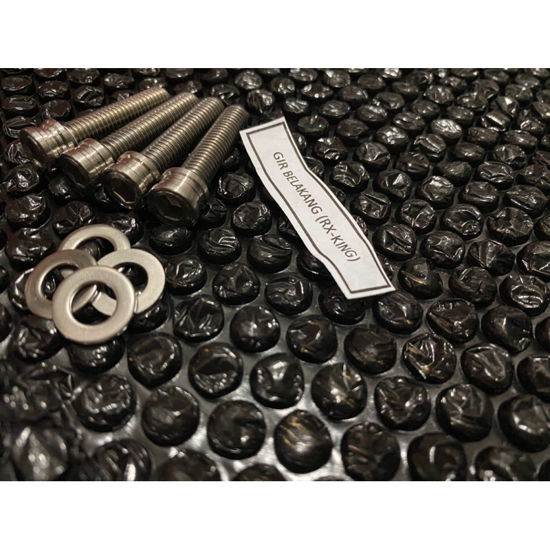 baut L custome anti karat gear belakang Rx king