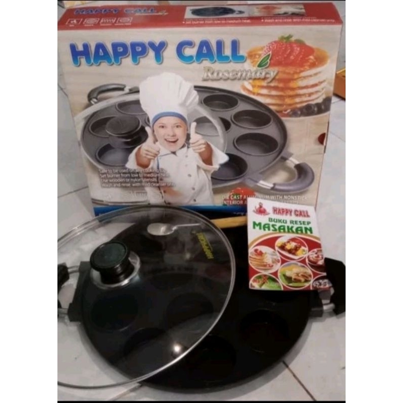 ( BGS ) CETAKAN KUE HAPPYCALL 12 LUBANG DATAR