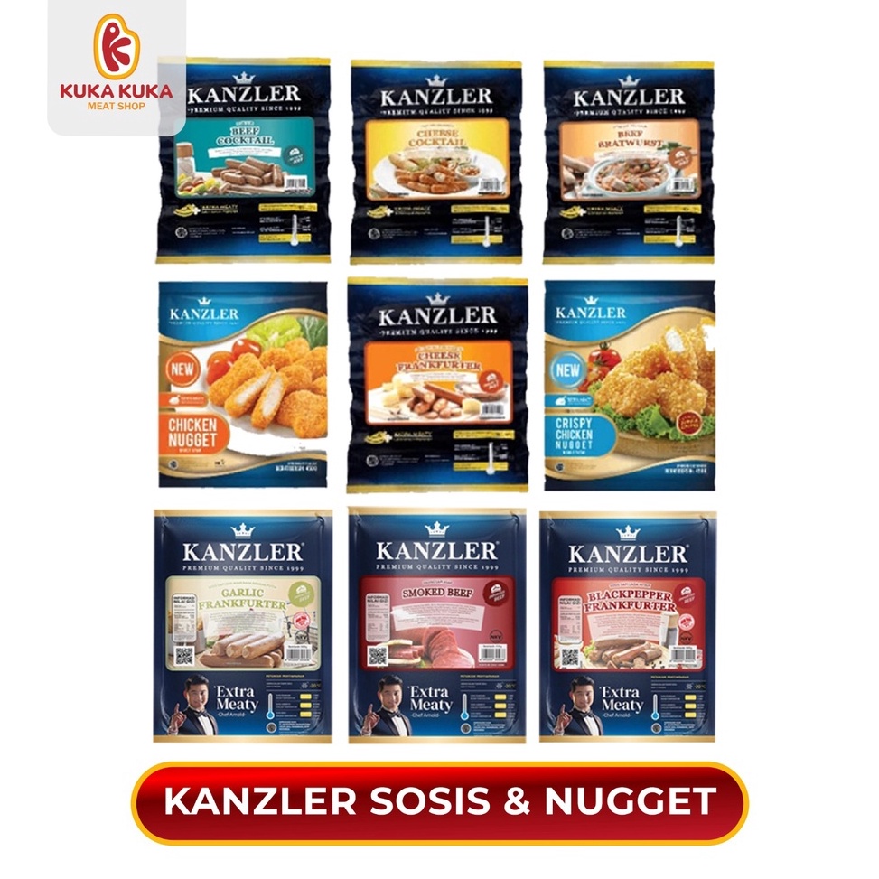 

BAYAR DITEMPAT BEST SELLER KANZLER Nugget Series Cocktail Series Frankfurter Bratwurst Series