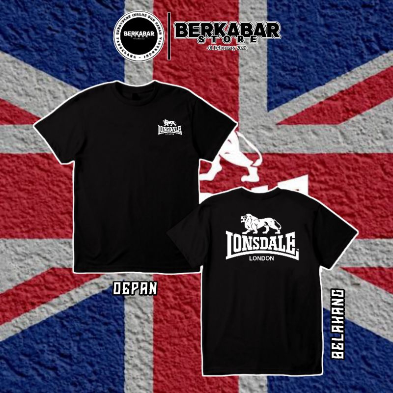 [02] Kaos Lonsdale London Casuals Original [Plastisol] •BerkabarStore•