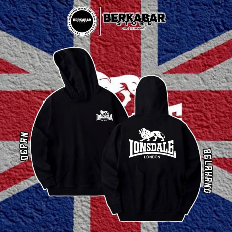 [04] Hoodie Lonsdale London Casuals Original [Plastisol] •BerkabarStore•