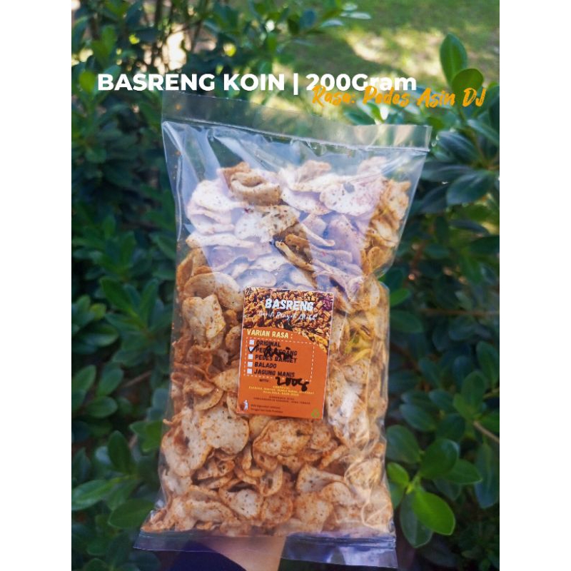 

BASRENG KOIN | Kemasan: 200Gram | Bisa Request Varian Rasa