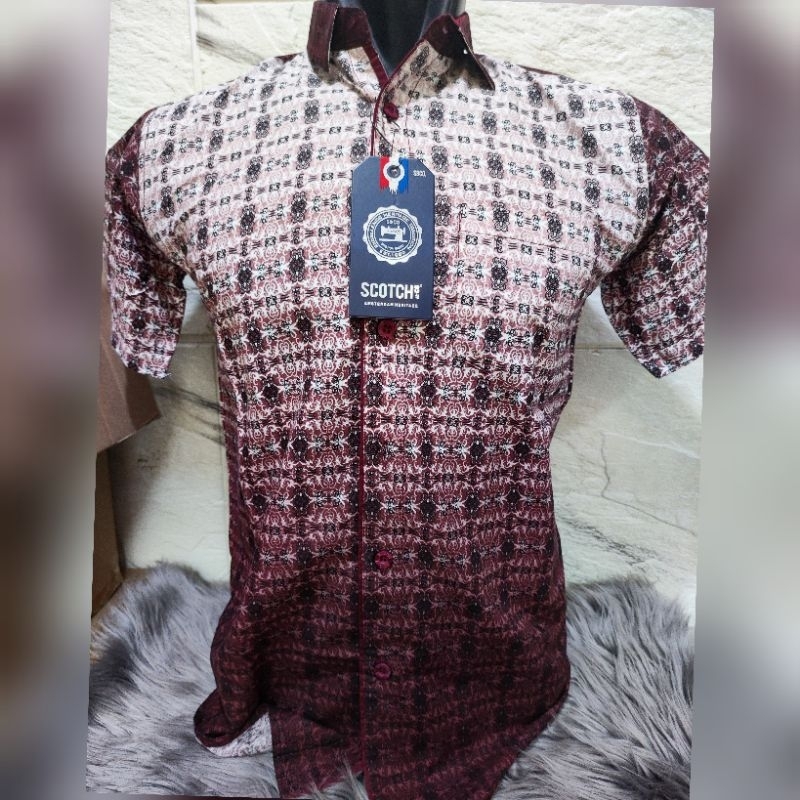 Kemeja Batik Scotch