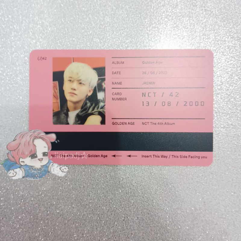 PC JAEMIN TRANPORTATION CARD NCT GOLDEN AGE (Baca deskripsi)
