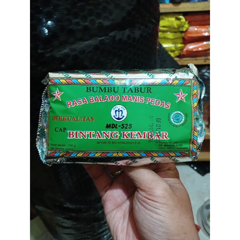 

Rasa Balado bintang kembar 250g