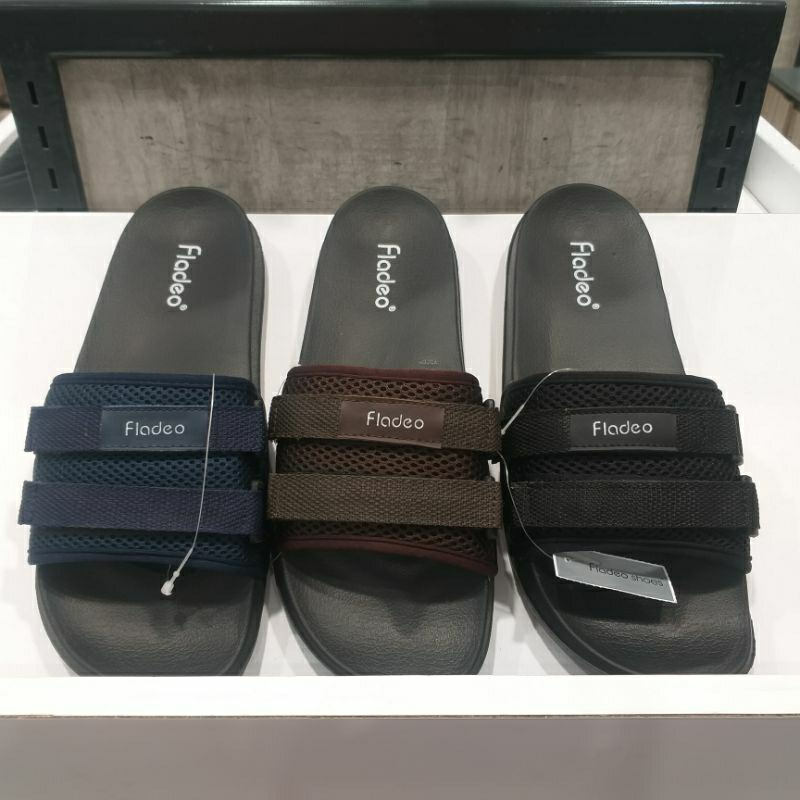 Fladeo Sandal Selop Pria Phylon Slip On Ringan Anti Air Original Brand Matahari
