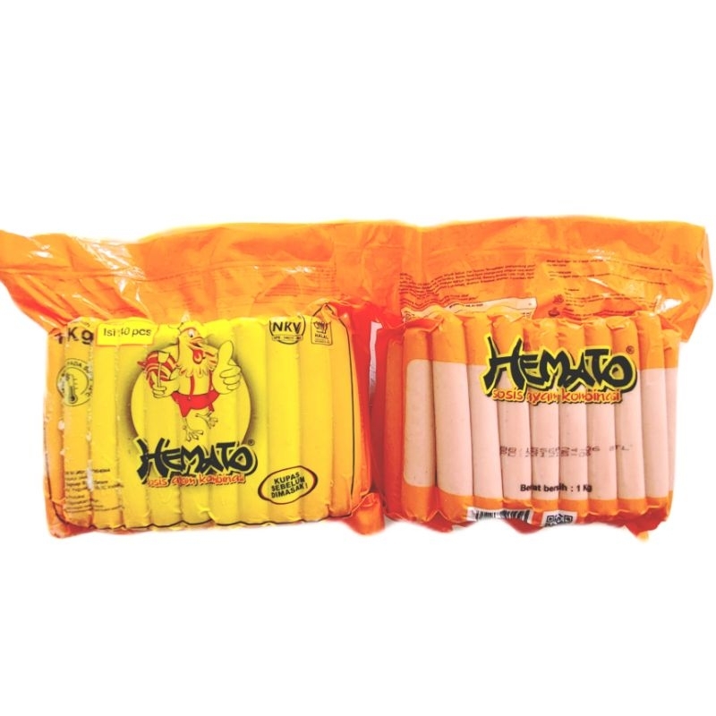 

Hemato Sosis Ayam 1kg isi 40