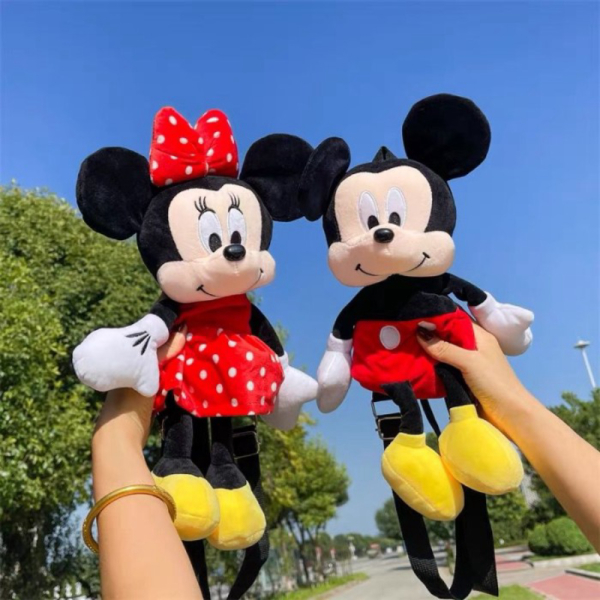 BAG BACKPACK MOUSE DEWASA IMPOR MINNIE ANAK MICKEY DAN MICKEY RANSEL - TAS TT01 MOUSE Limited Jual