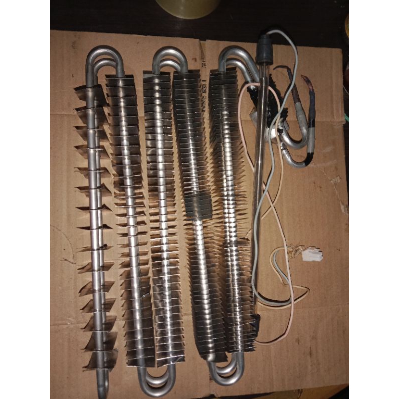 evap kulkas sharp 2 pintu complit heater