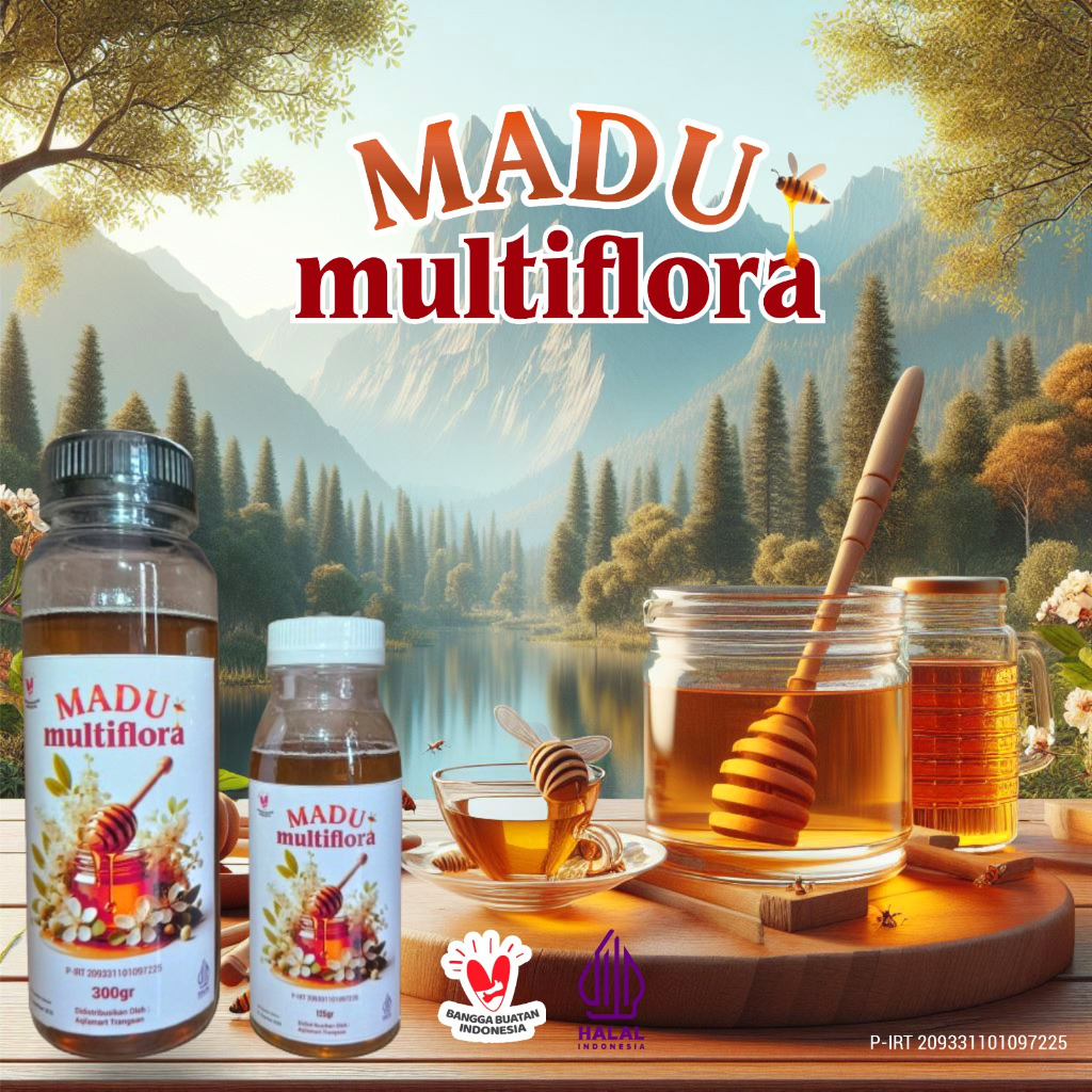 

Madu MULTIFLORA 125gr - 300gr Madu sehat madu halal madu bermanfaat