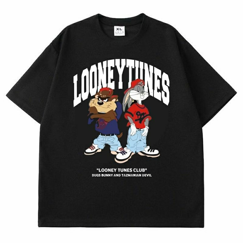 Kaos Distro Loney tunes Pria Wanita combed 24s