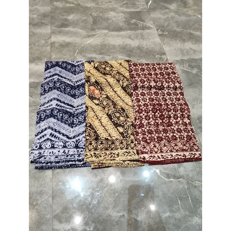 SARUNG BATIK ASLI CAP TEBIRUEN/TANJUNGBUMI MADURA MURAH wanita belum dijahit