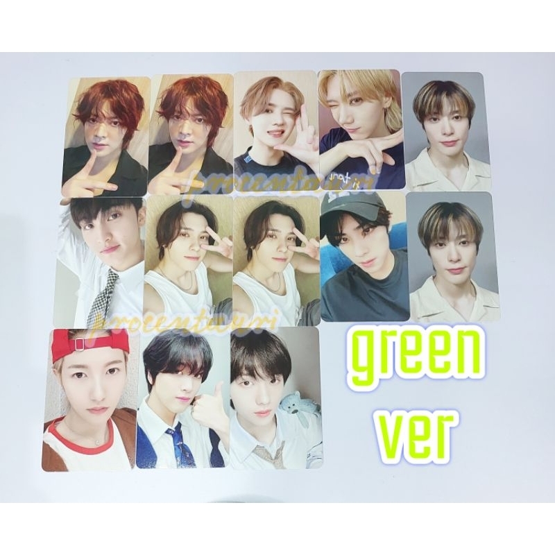 READYSTOCK (PHOTOCARD) RANDOM TRADING CARD NCT NATION  BLACK/GREEN KOREA VER  STC NCT 127 NCT DREAM 