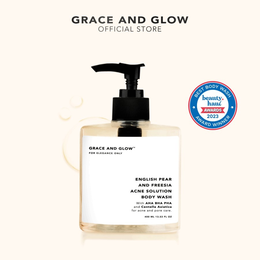Grace And Glow English Pear And Freesia Anti Acne Solution Body Wash