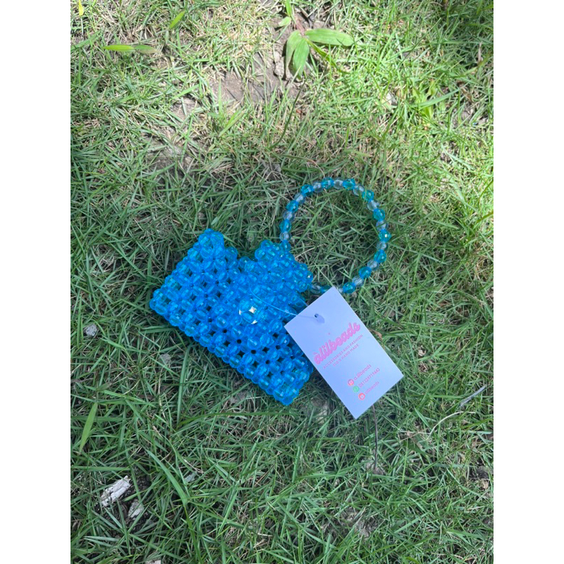 mini beads wallet / dompet manik manik / card holder