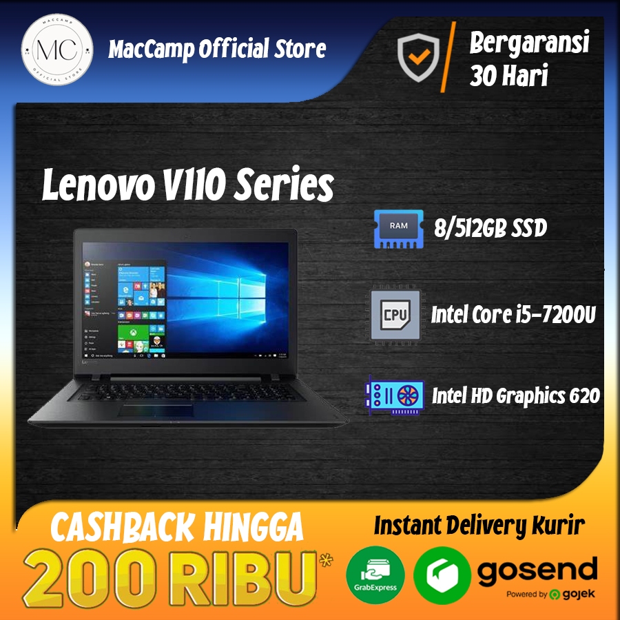 Lenovo V110 i5 Gen 7 & i5 Gen 6 / V330-151KB - 8/512GB 2nd BERGARANSI