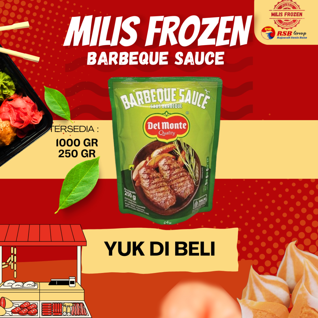 

DELMONTE BARBEQUE SAUCE 250GR