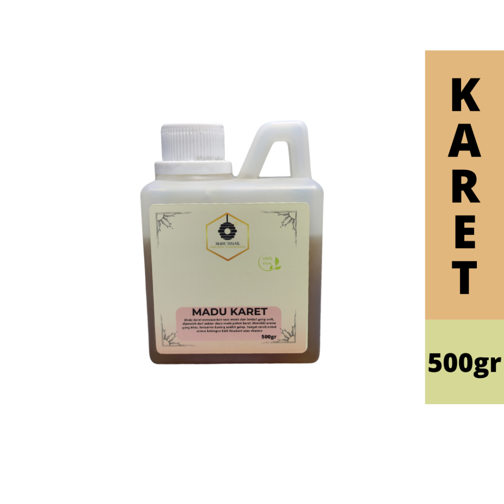 

Madu Ismail - Madu Karet 1/2kg / Madu Murni Nektar Karet 500gr