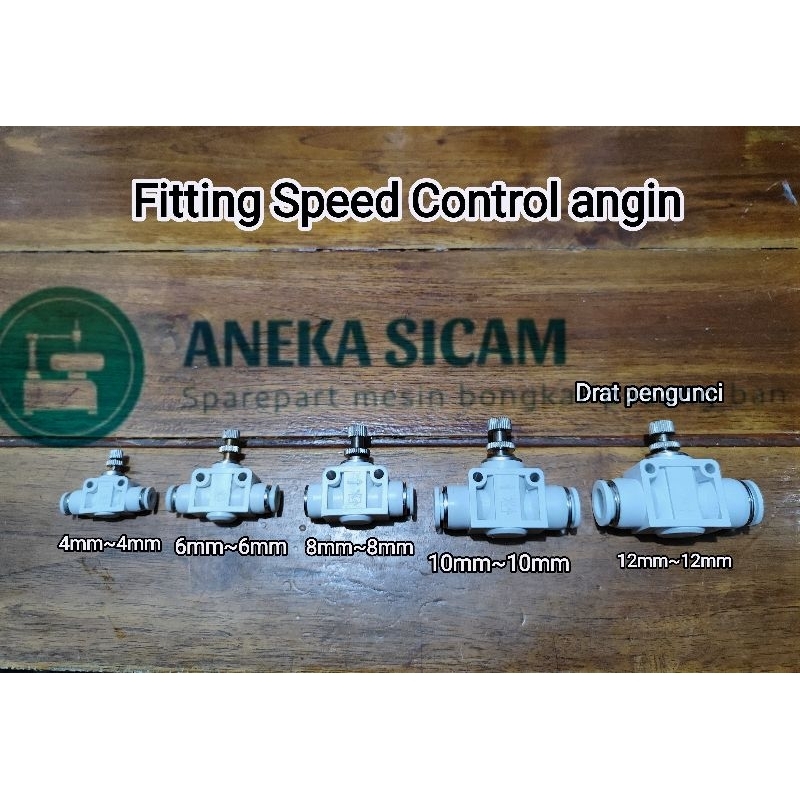 Fitting Speed Control angin/Fitting Speed pneumatik